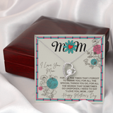 To My Mom | I Love You | Forever Love Necklace