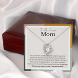 To My Loving Mom | Spread My Wings | Forever Love Necklace