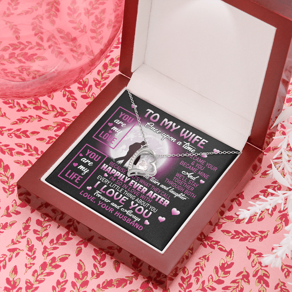 To My Wife | You Are My Life | Forever Love Necklace