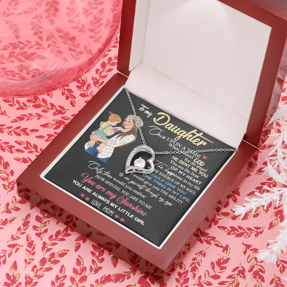 To My Daughter Gift | Once Upon A Time | Forever Love Necklace