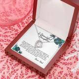 To My Beautiful Daughter From Dad | I Can Promise | White Version | Forever Love Necklace