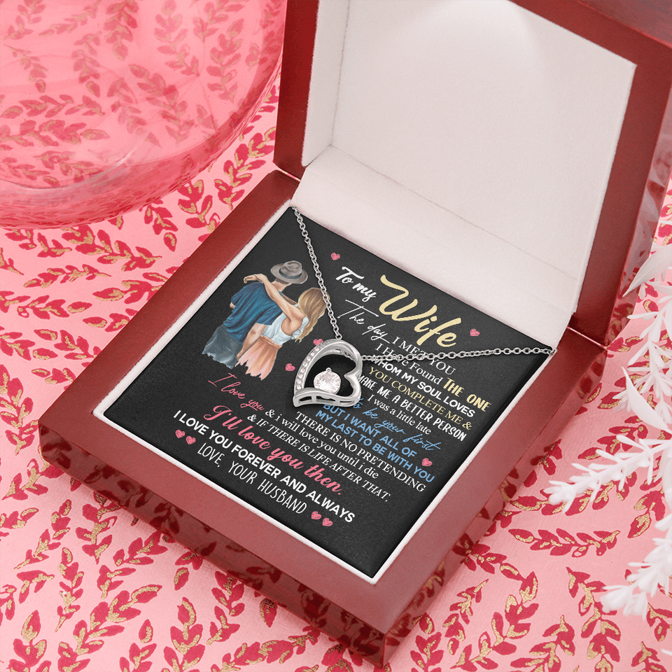 To My Wife | The Day I Met You | Forever Love Necklace
