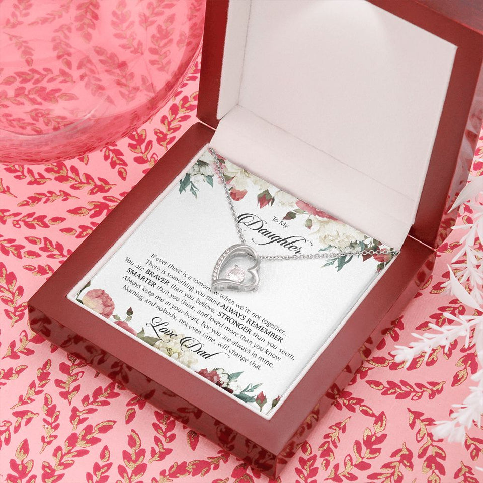 To My Daughter From Dad | When We're Not Together | Forever Love Necklace
