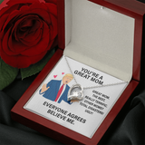 Trump You Are A Great Mom | Forever Love Necklace