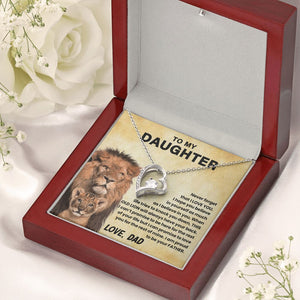 Daughter Proud To Be Your Father | Forever Love Necklace | Gift For Daughter From Dad