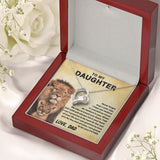 Daughter Proud To Be Your Father | Forever Love Necklace | Gift For Daughter From Dad