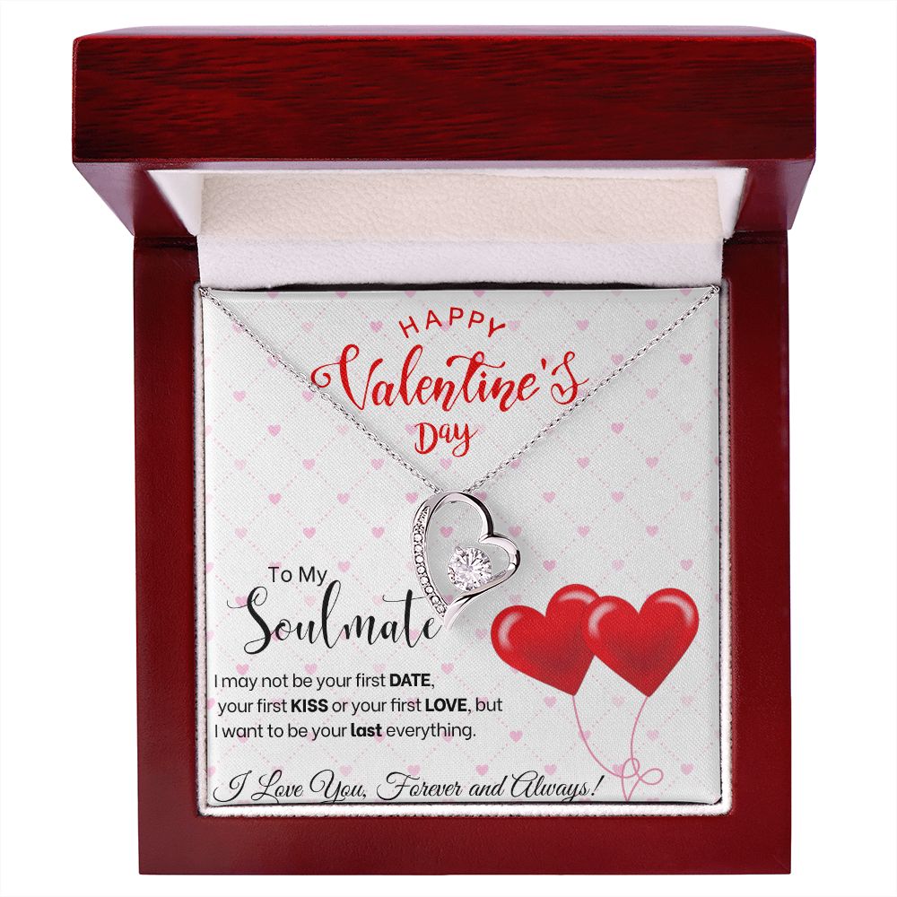 To My Soulmate - Forever Love Necklace - Red Balloons Gift For Mom, necklace For Wife, Gift For Mother's Day