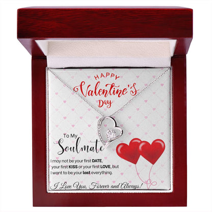 To My Soulmate - Forever Love Necklace - Red Balloons Gift For Mom, necklace For Wife, Gift For Mother's Day