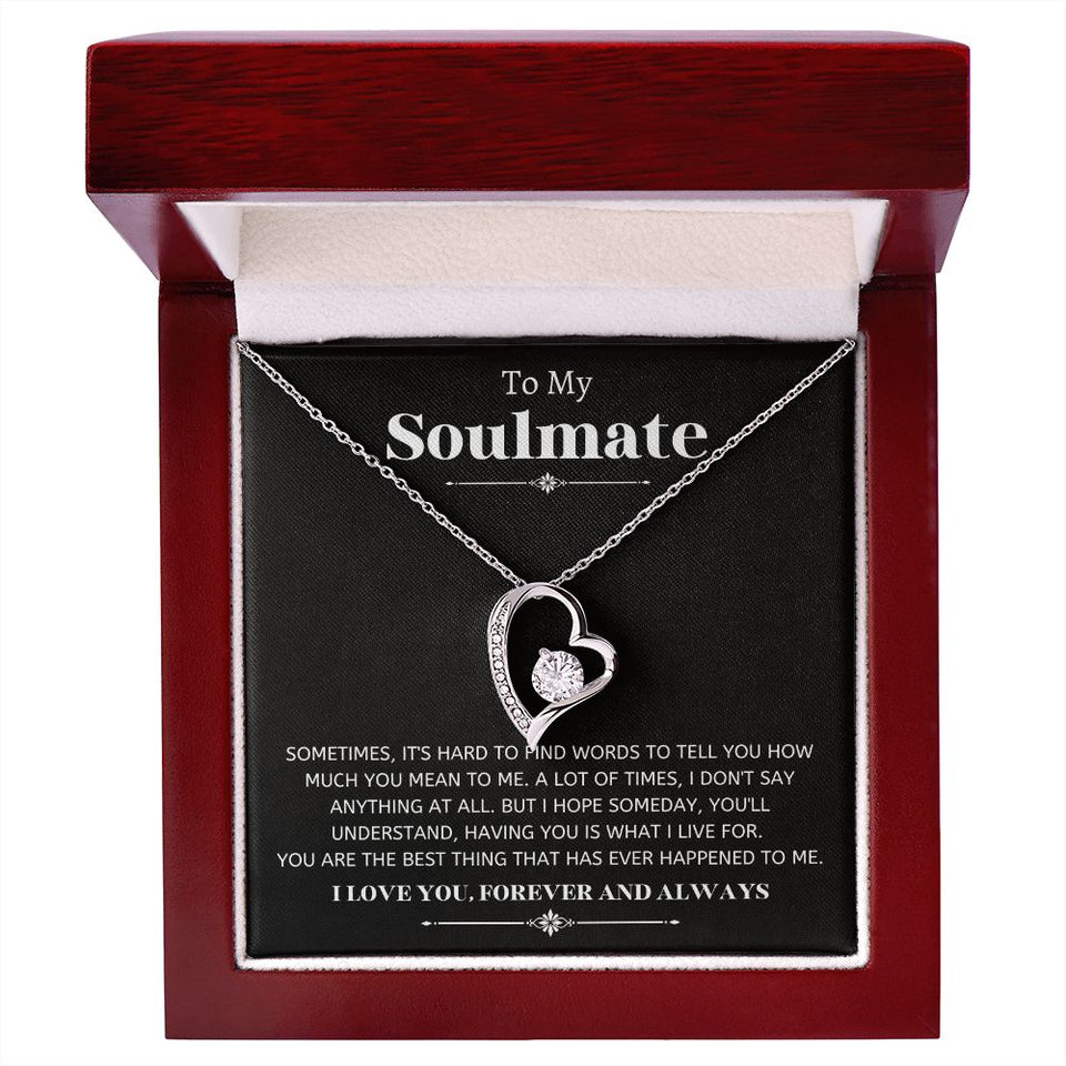 Soulmate Best Thing- Forever Love Necklace