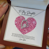 To My Daughter from Dad Valentine's Day Forever Love Necklace