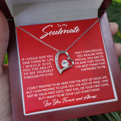 To My Soulmate Necklace Gift - Wife Girlfriend Woman Necklace How Special You Are To Me Forever Love Necklace LX019C
