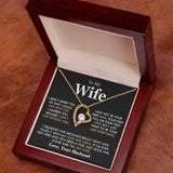 To My Wife | I Can't Live Without You | Forever Love Necklace