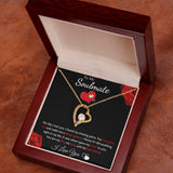 To My Soulmate - Forever Love Necklace - Puzzle Piece Gift For Mom, necklace For Wife, Gift For Mother's Day
