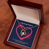To My Beautiful Girlfriend Forever Love Necklace