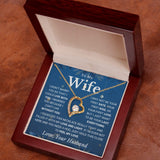 Necklace for Wife from Husband - I Can't Without You, I Love You - Forever Love Necklace