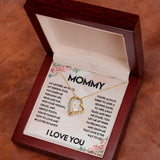 To My Mommy - My Rock, My Shining Star Forever Love Necklace