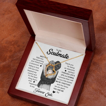 Soulmate The Best Thing That's Ever Happened | Romantic Gift For Your Soulmate | Forever Love Necklace
