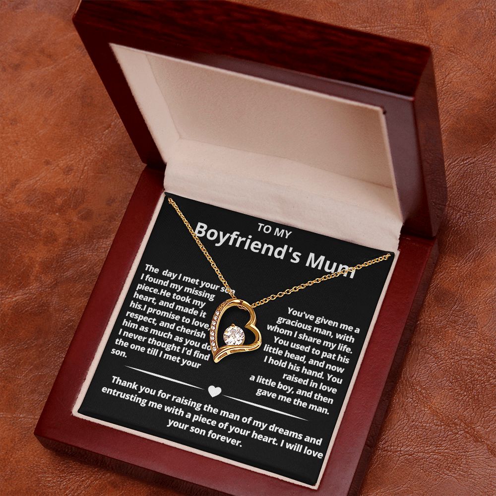 Forever Love Necklace for Boyfriend's Mum Gift For Mom, necklace For Wife, Gift For Mother's Day