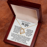 To My Beautiful Wife | Meeting You Was Fate | Forever Love Necklace