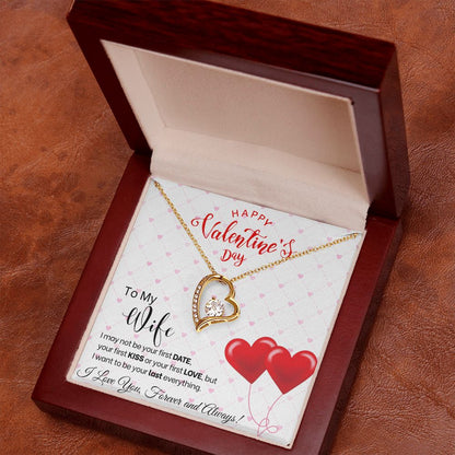 To My Wife - Forever Love Necklace - Red Balloons Gift For Mom, necklace For Wife, Gift For Mother's Day