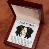 Soul Sister - Forever Love Necklace - Silhouette Gift For Mom, necklace For Wife, Gift For Mother's Day