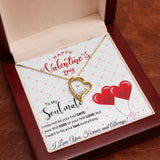 To My Soulmate - Forever Love Necklace - Red Balloons Gift For Mom, necklace For Wife, Gift For Mother's Day