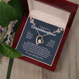 Granddaughter Brave & Strong, Forever Love Necklace, Perfect Gift For Granddaughter