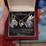 To My Girlfriend - Forever Love Necklace - Hand in Hand Gift For Mom, necklace For Wife, Gift For Mother's Day