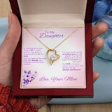 Proudest Mom to Daughter - Forever Love Necklace Gift For Mom, necklace For Wife, Gift For Mother's Day