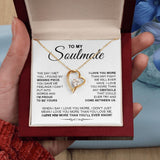 To My Soulmate | I Love You More | Forever Love Necklace