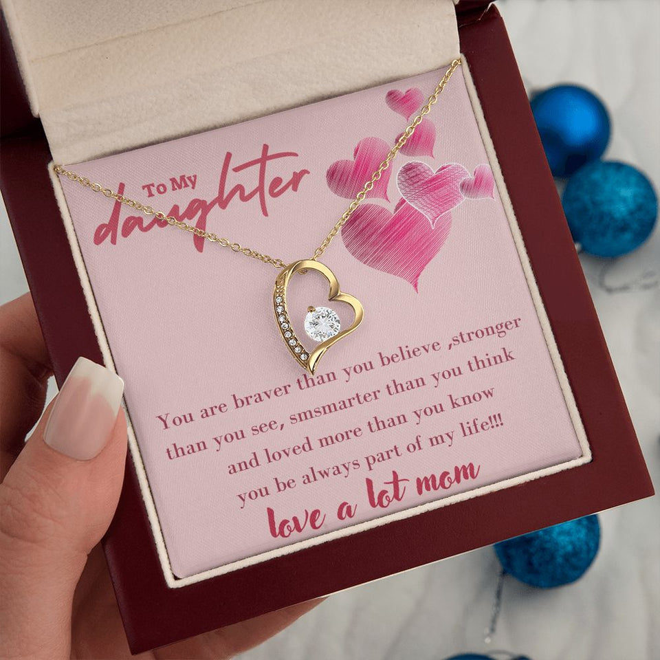A Forever Love Necklace Gift From Mom To Daughter