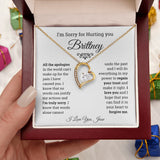 I'm Sorry Gift Forever Love Necklace, Apology Gift for her