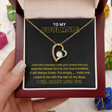 Best Necklace for Soulmate - I Will Always Love You Endless Love - Forever Love Necklace, Wife Necklace