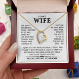 To My Wife - Feel My Lolve - Forever Love Necklace