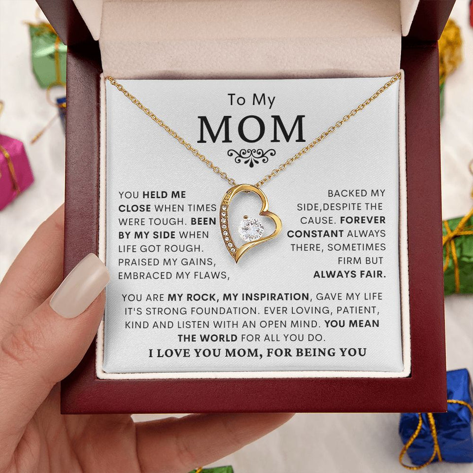Mom Forever Love Necklace- For Being you