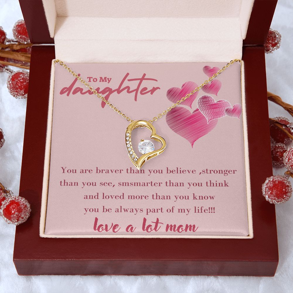 A Forever Love Necklace Gift From Mom To Daughter