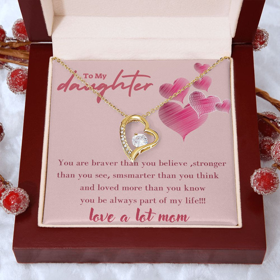 A Forever Love Necklace Gift From Mom To Daughter