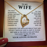 To My Wife - Feel My Lolve - Forever Love Necklace