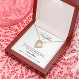 Namashops - Forever Love Necklace - To My Daugther - Forever Love - Braver Than You Believe, Gift For Wife, For Mom, Gift For Christmas, Birthday