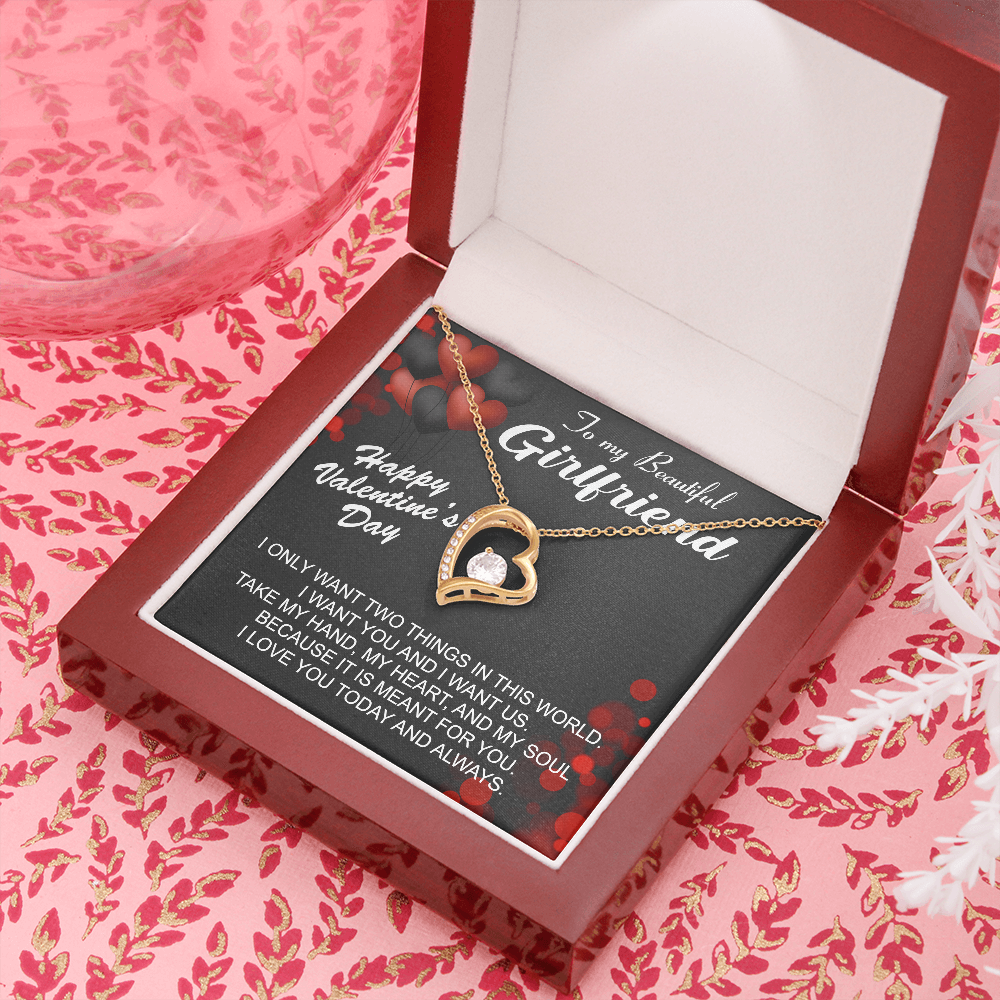 To My Beautiful Girlfriend | Take My Hand | Forever Love Necklace