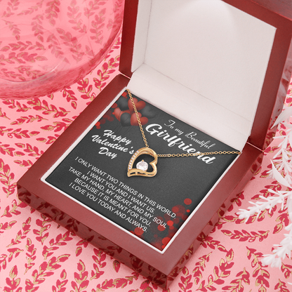 To My Beautiful Girlfriend | Take My Hand | Forever Love Necklace