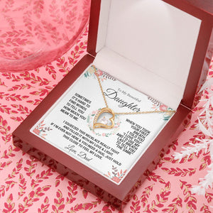 To My Daughter From Dad | When you took your first breath | Forever Love Necklace