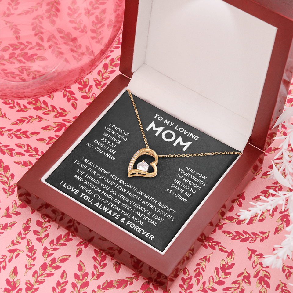 To My Loving Mom | I Really Hope | Forever Love Necklace