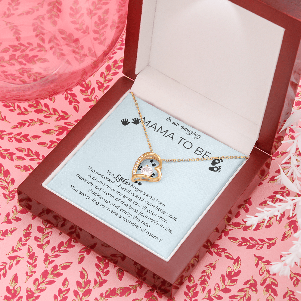 Mama to be'- Forever Love Necklace- Baby Shower