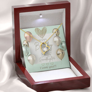 Happy Birthday Forever Love Necklace For Granddaughter