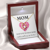You Hold us Together - Personalized Mother's day Mom Gift Forever Love Necklace