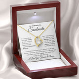 Soulmate- Through my eyes- Forever love necklace