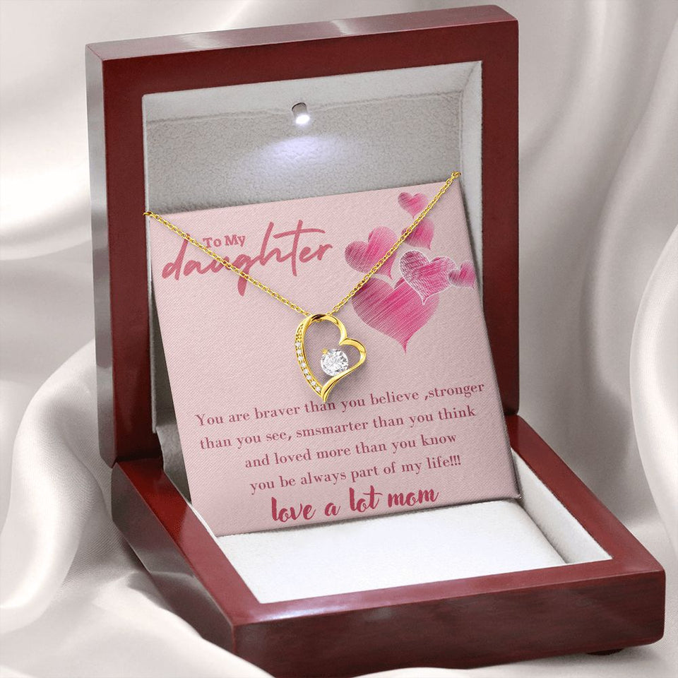 A Forever Love Necklace Gift From Mom To Daughter