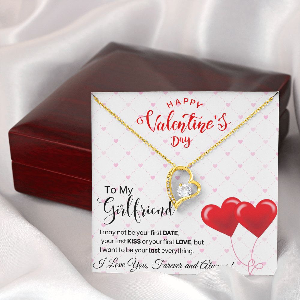 To My Girlfriend - Forever Love Necklace - Red Balloons Gift For Mom, necklace For Wife, Gift For Mother's Day