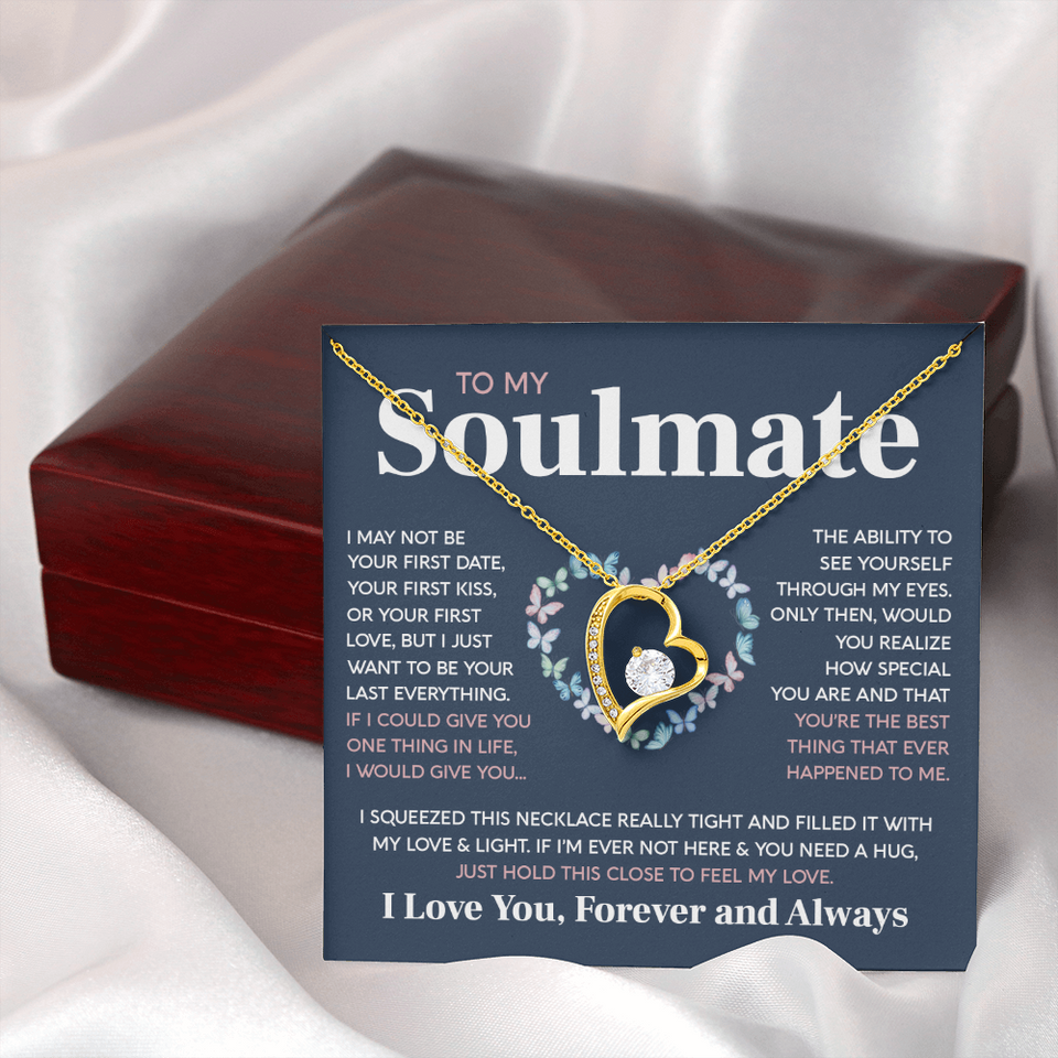 To My Soulmate | Feel My Love | Forever Love Necklace